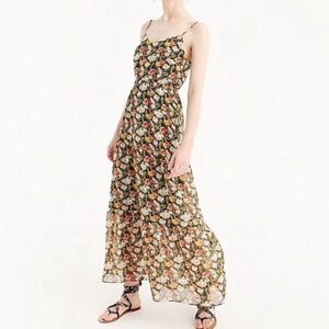 J Crew Mercantile floral maxi dress